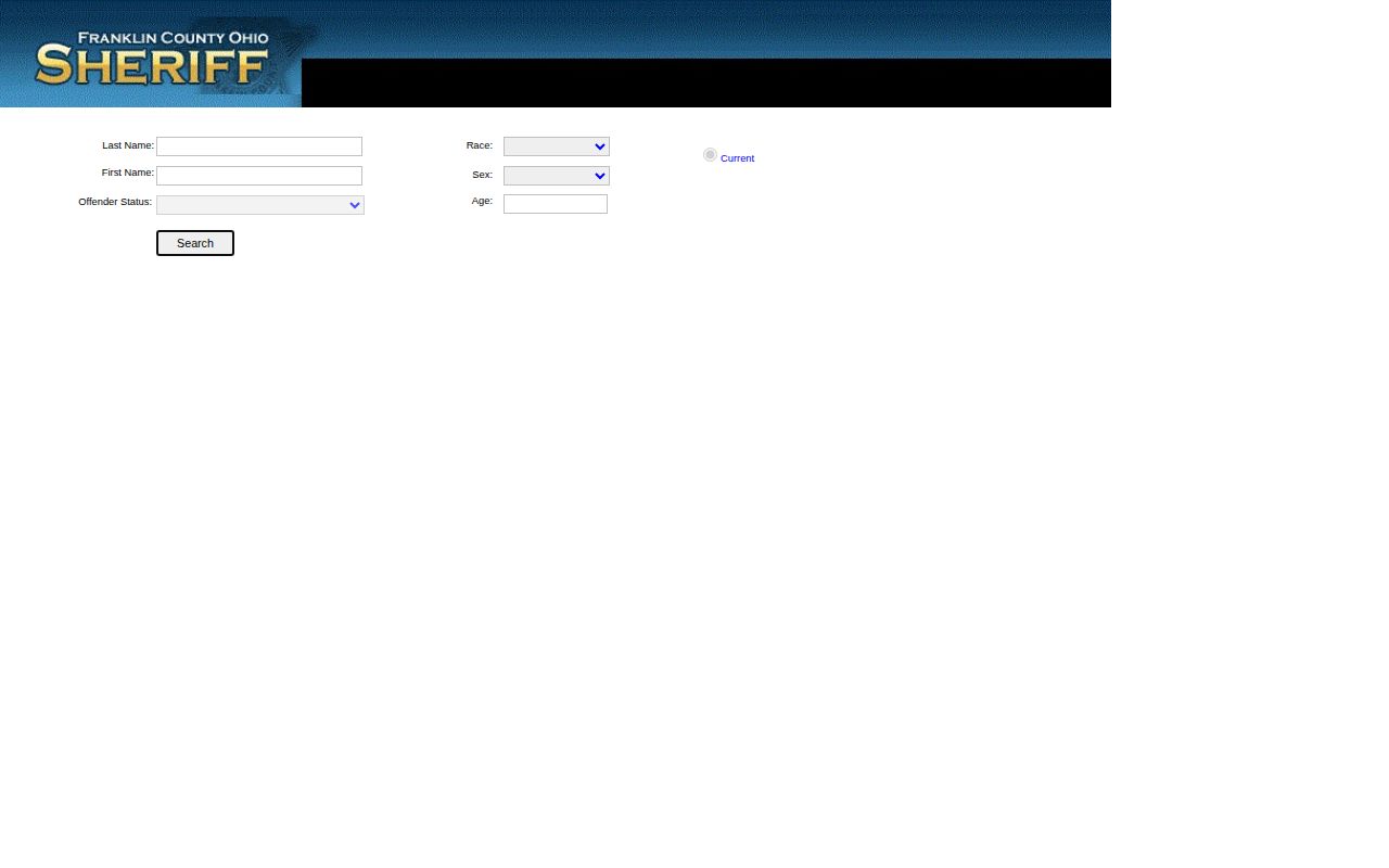 Franklin County current inmate search used before a 24-hour release check